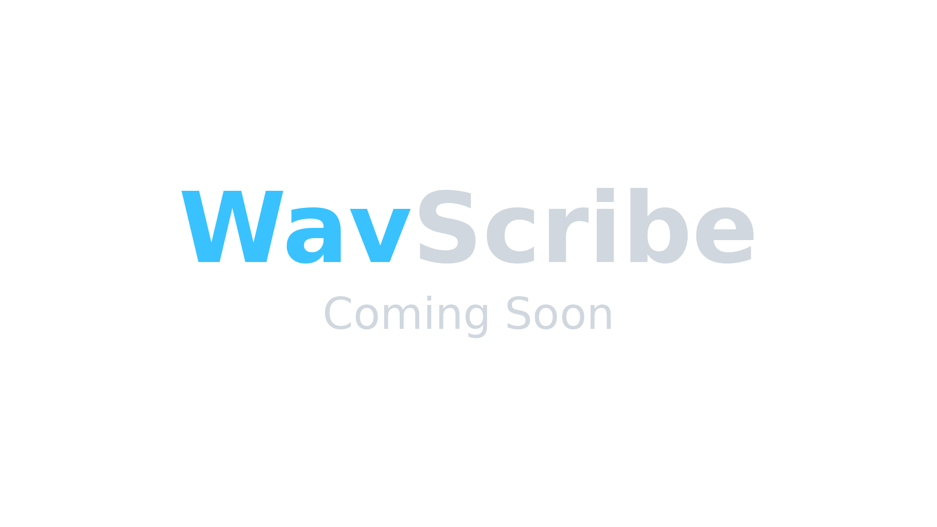 WAVScribe